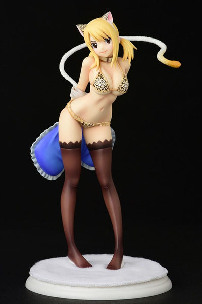 Fairy Tail Statue 1/6 Lucy Heartfilia - Leopard print CAT Gravure_Style 25cm - Scale Statue - Orca Toys - Hobby Figures UK