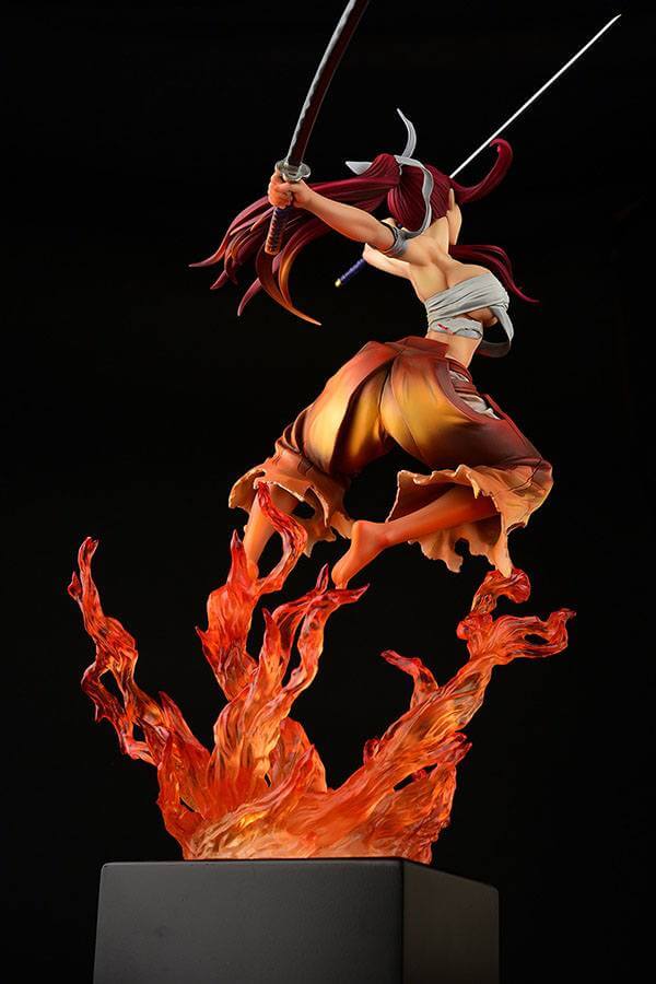 Fairy Tail Statue 1/6 Erza Scarlet Samurai Ver. Kurenai 43cm - Scale Statue - Orca Toys - Hobby Figures UK