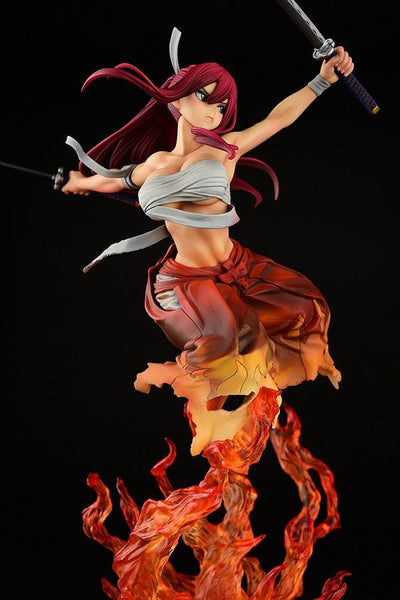 Fairy Tail Statue 1/6 Erza Scarlet Samurai Ver. Kurenai 43cm - Scale Statue - Orca Toys - Hobby Figures UK