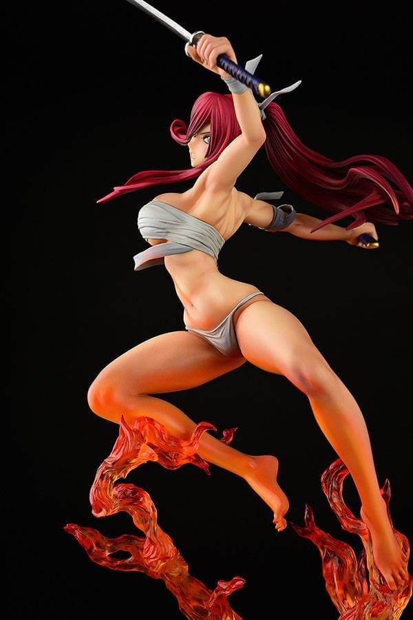Fairy Tail Statue 1/6 Erza Scarlet Samurai Ver. Kurenai 43cm - Scale Statue - Orca Toys - Hobby Figures UK