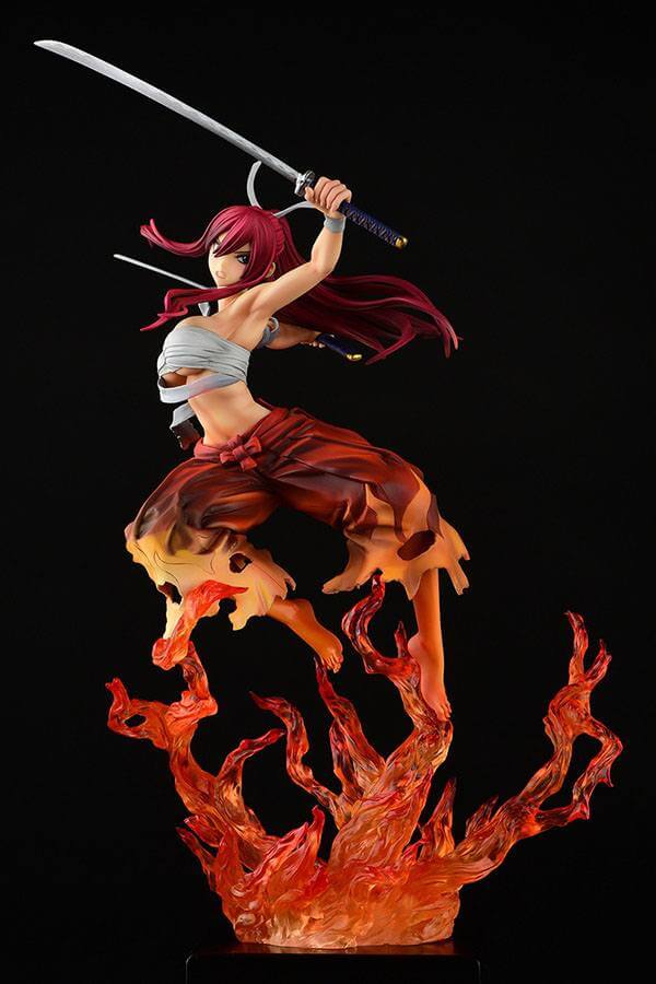 Fairy Tail Statue 1/6 Erza Scarlet Samurai Ver. Kurenai 43cm - Scale Statue - Orca Toys - Hobby Figures UK