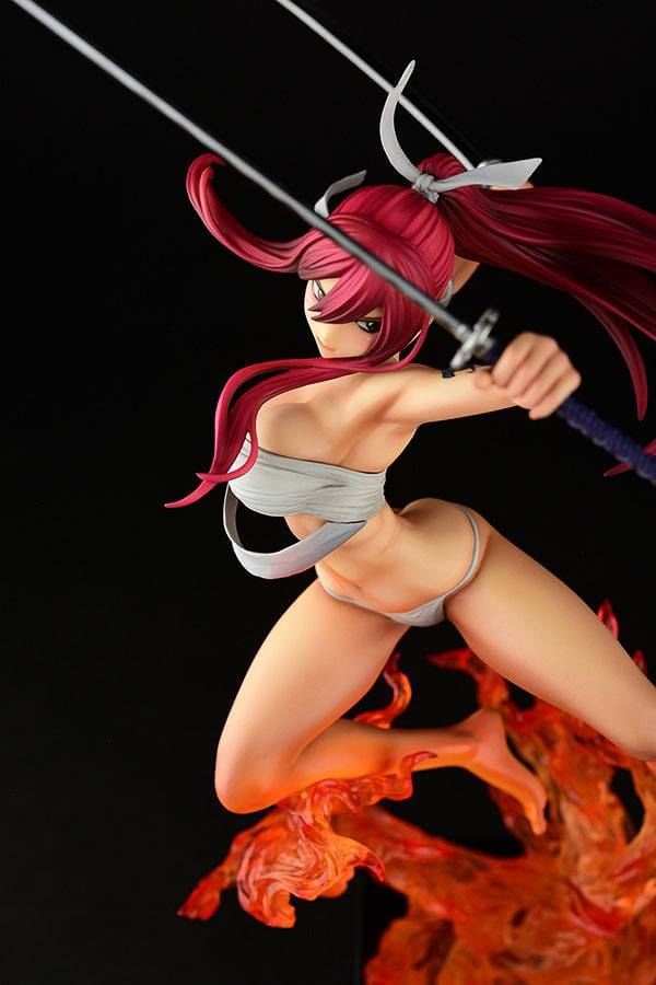 Fairy Tail Statue 1 6 Erza Scarlet Samurai Ver. Kurenai 43cm