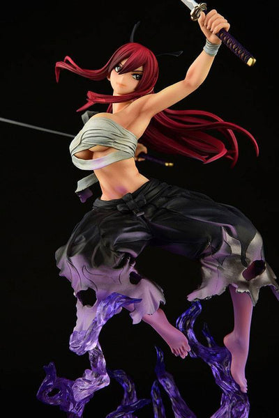 Fairy Tail Statue 1/6 Erza Scarlet Samurai Ver. Shikkoku 43cm - Scale Statue - Orca Toys - Hobby Figures UK