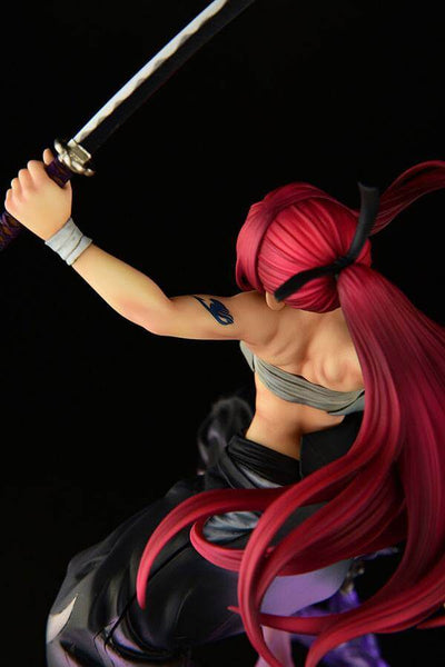 Fairy Tail Statue 1/6 Erza Scarlet Samurai Ver. Shikkoku 43cm - Scale Statue - Orca Toys - Hobby Figures UK