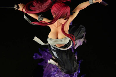 Fairy Tail Statue 1/6 Erza Scarlet Samurai Ver. Shikkoku 43cm - Scale Statue - Orca Toys - Hobby Figures UK