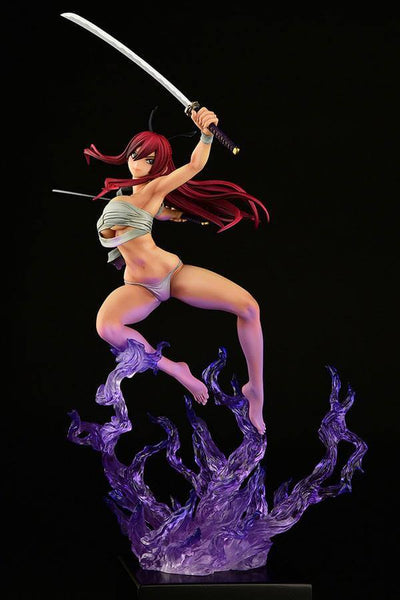 Fairy Tail Statue 1/6 Erza Scarlet Samurai Ver. Shikkoku 43cm - Scale Statue - Orca Toys - Hobby Figures UK