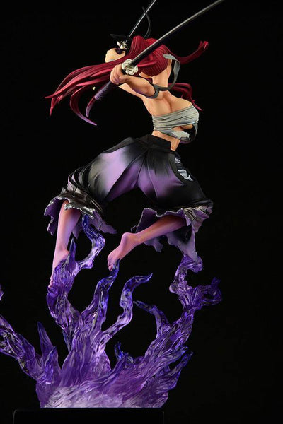 Fairy Tail Statue 1/6 Erza Scarlet Samurai Ver. Shikkoku 43cm - Scale Statue - Orca Toys - Hobby Figures UK