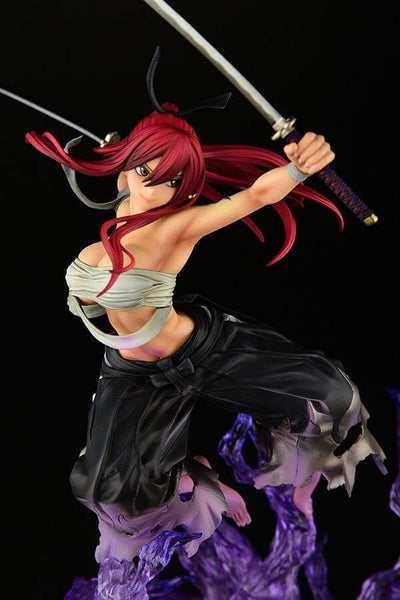 Fairy Tail Statue 1/6 Erza Scarlet Samurai Ver. Shikkoku 43cm - Scale Statue - Orca Toys - Hobby Figures UK