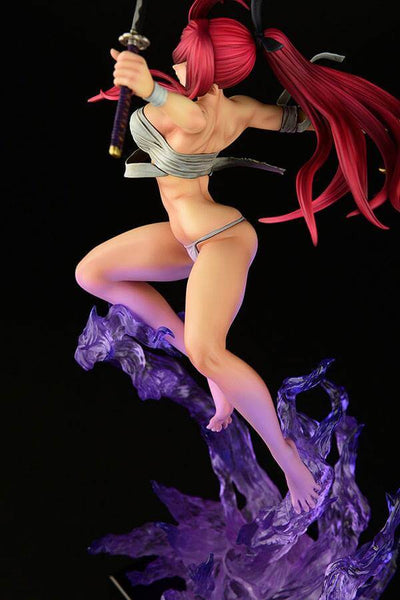 Fairy Tail Statue 1/6 Erza Scarlet Samurai Ver. Shikkoku 43cm - Scale Statue - Orca Toys - Hobby Figures UK