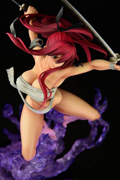 Fairy Tail Statue 1/6 Erza Scarlet Samurai Ver. Shikkoku 43cm - Scale Statue - Orca Toys - Hobby Figures UK