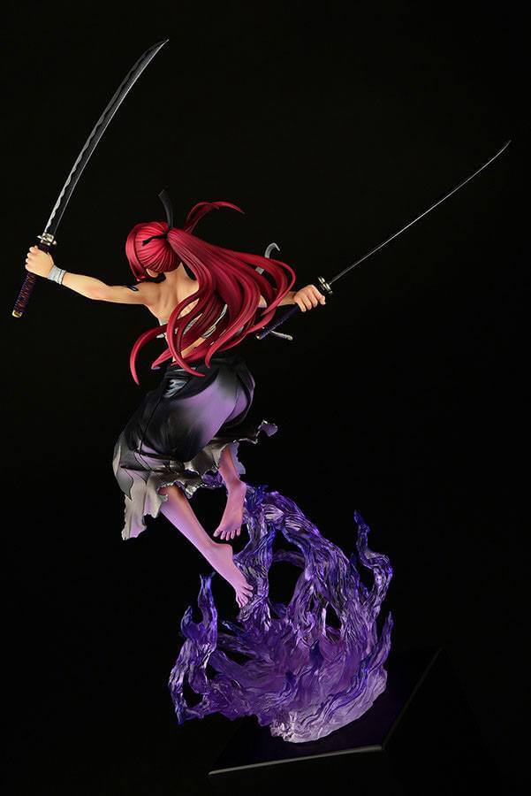 Fairy Tail Statue 1/6 Erza Scarlet Samurai Ver. Shikkoku 43cm - Scale Statue - Orca Toys - Hobby Figures UK