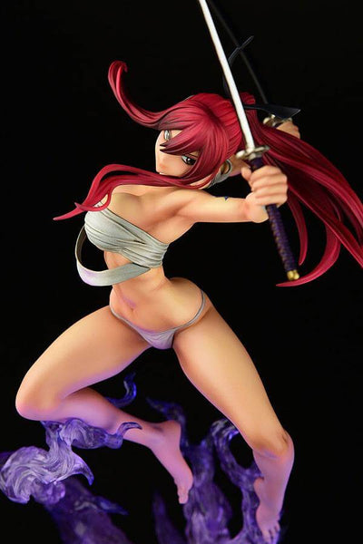 Fairy Tail Statue 1/6 Erza Scarlet Samurai Ver. Shikkoku 43cm - Scale Statue - Orca Toys - Hobby Figures UK