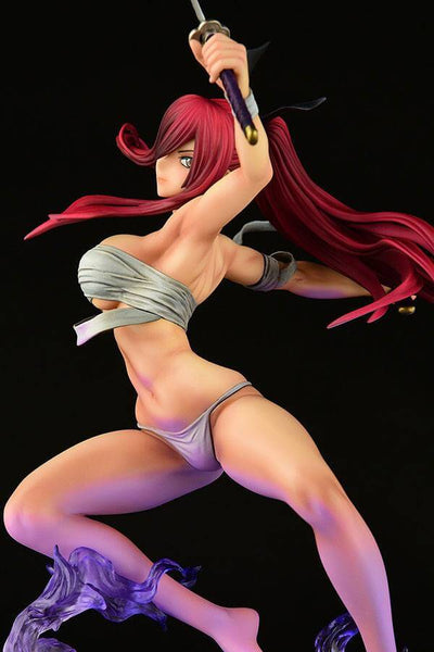 Fairy Tail Statue 1/6 Erza Scarlet Samurai Ver. Shikkoku 43cm - Scale Statue - Orca Toys - Hobby Figures UK