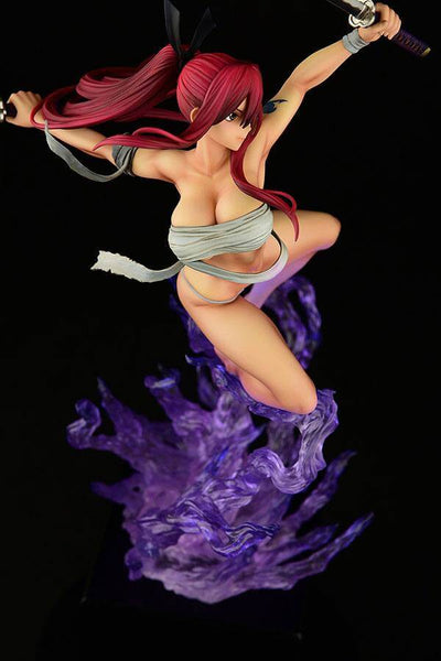 Fairy Tail Statue 1/6 Erza Scarlet Samurai Ver. Shikkoku 43cm - Scale Statue - Orca Toys - Hobby Figures UK