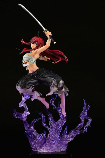 Fairy Tail Statue 1/6 Erza Scarlet Samurai Ver. Shikkoku 43cm - Scale Statue - Orca Toys - Hobby Figures UK