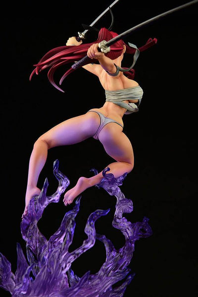 Fairy Tail Statue 1/6 Erza Scarlet Samurai Ver. Shikkoku 43cm - Scale Statue - Orca Toys - Hobby Figures UK