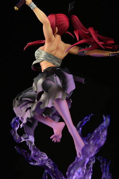 Fairy Tail Statue 1/6 Erza Scarlet Samurai Ver. Shikkoku 43cm - Scale Statue - Orca Toys - Hobby Figures UK