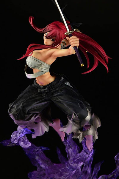 Fairy Tail Statue 1/6 Erza Scarlet Samurai Ver. Shikkoku 43cm - Scale Statue - Orca Toys - Hobby Figures UK