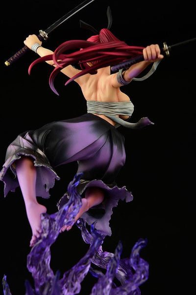 Fairy Tail Statue 1/6 Erza Scarlet Samurai Ver. Shikkoku 43cm - Scale Statue - Orca Toys - Hobby Figures UK