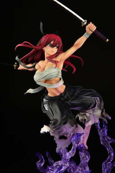Fairy Tail Statue 1/6 Erza Scarlet Samurai Ver. Shikkoku 43cm - Scale Statue - Orca Toys - Hobby Figures UK