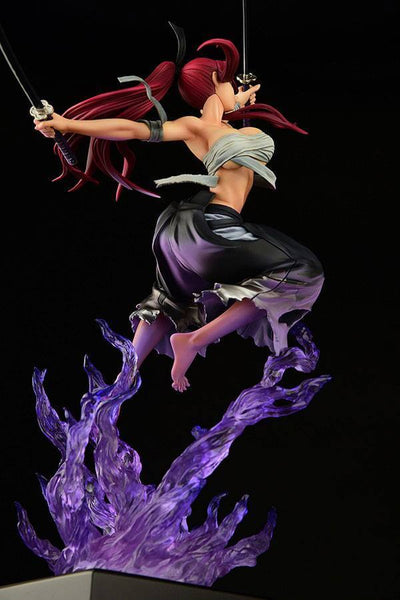 Fairy Tail Statue 1/6 Erza Scarlet Samurai Ver. Shikkoku 43cm - Scale Statue - Orca Toys - Hobby Figures UK