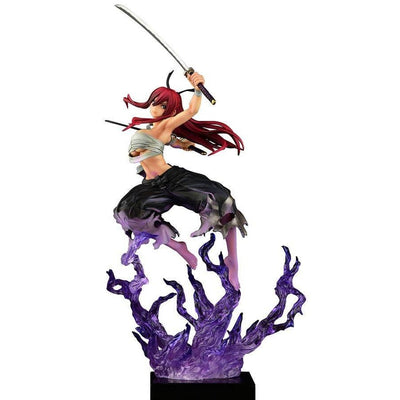 Fairy Tail Statue 1/6 Erza Scarlet Samurai Ver. Shikkoku 43cm - Scale Statue - Orca Toys - Hobby Figures UK