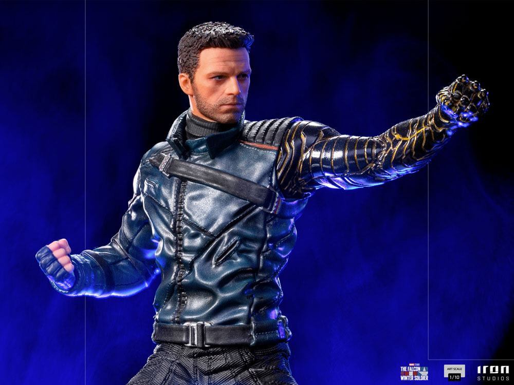 The Falcon and The Winter Soldier BDS Art Scale Statue 1/10 Bucky Barnes 22cm - Scale Statue - Iron Studios - Hobby Figures UK