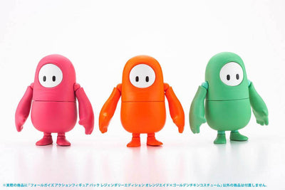 Fall Guys: Ultimate Knockout Action Figure 1/20 Legendary Edition Orangeade / Golden Chicken Costume 8cm - Action Figures - Kotobukiya - Hobby Figures UK