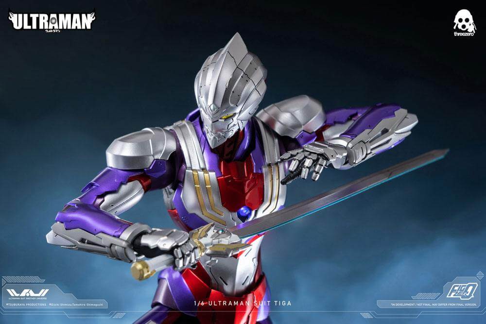 Ultraman FigZero Action Figure 1/6 Ultraman Suit Tiga 32cm - Action Figures - Threezero - Hobby Figures UK