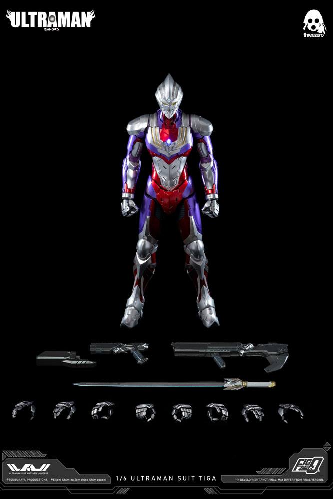 Ultraman FigZero Action Figure 1/6 Ultraman Suit Tiga 32cm - Action Figures - Threezero - Hobby Figures UK
