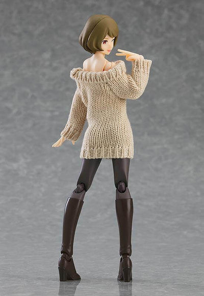 Figma Styles Parts for Action Figures 1/12 Styles Off-the-Shoulder Sweater Dress (Pink Beige) - Action Figures - Max Factory - Hobby Figures UK