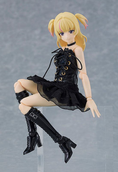 Figma Styles Parts for Action Figures 1/12 Styles Black Corset Dress - Action Figures - Max Factory - Hobby Figures UK