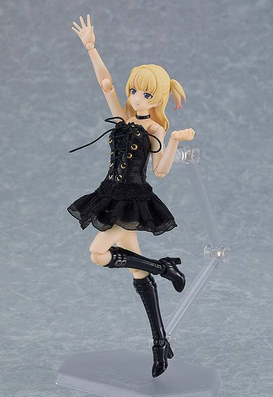 Figma Styles Parts for Action Figures 1/12 Styles Black Corset Dress - Action Figures - Max Factory - Hobby Figures UK