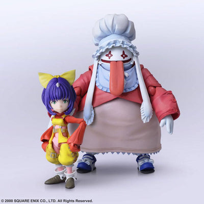 Final Fantasy IX Bring Arts Action Figures Eiko Carol & Quina Quen 9 - 14cm - Action Figures - Square Enix - Hobby Figures UK