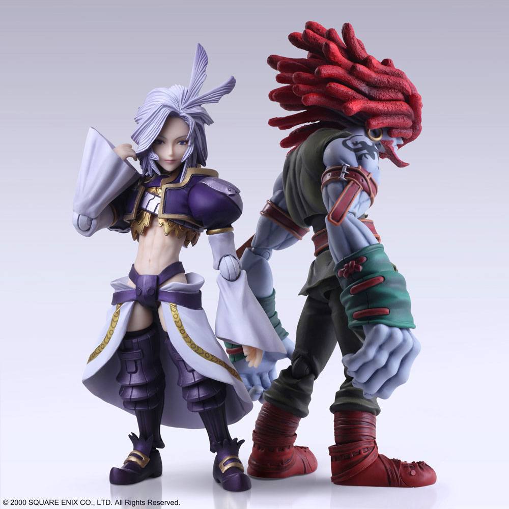 Final Fantasy IX Bring Arts Action Figures Kuja & Amarant Coral 16 - 18cm - Action Figures - Square Enix - Hobby Figures UK