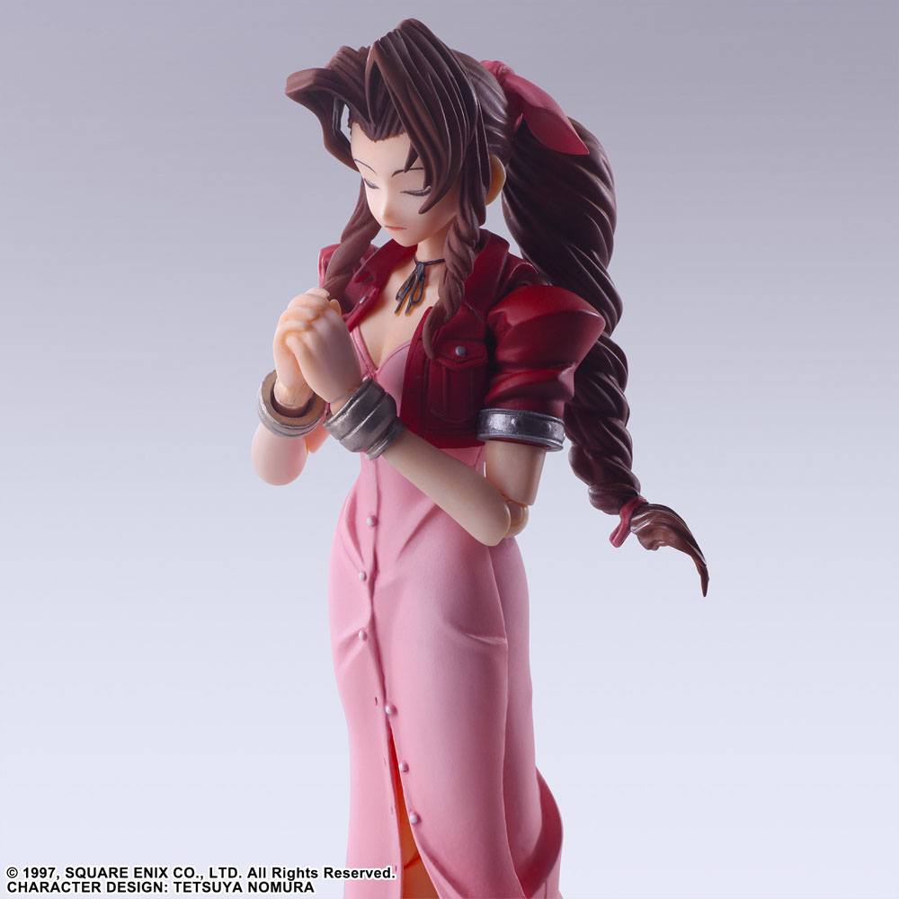 Final Fantasy VII Bring Arts Action Figure Aerith Gainsborough 14cm - Action Figures - Square Enix - Hobby Figures UK