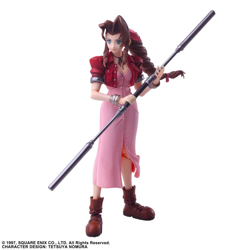 Final Fantasy VII Bring Arts Action Figure Aerith Gainsborough 14cm - Action Figures - Square Enix - Hobby Figures UK