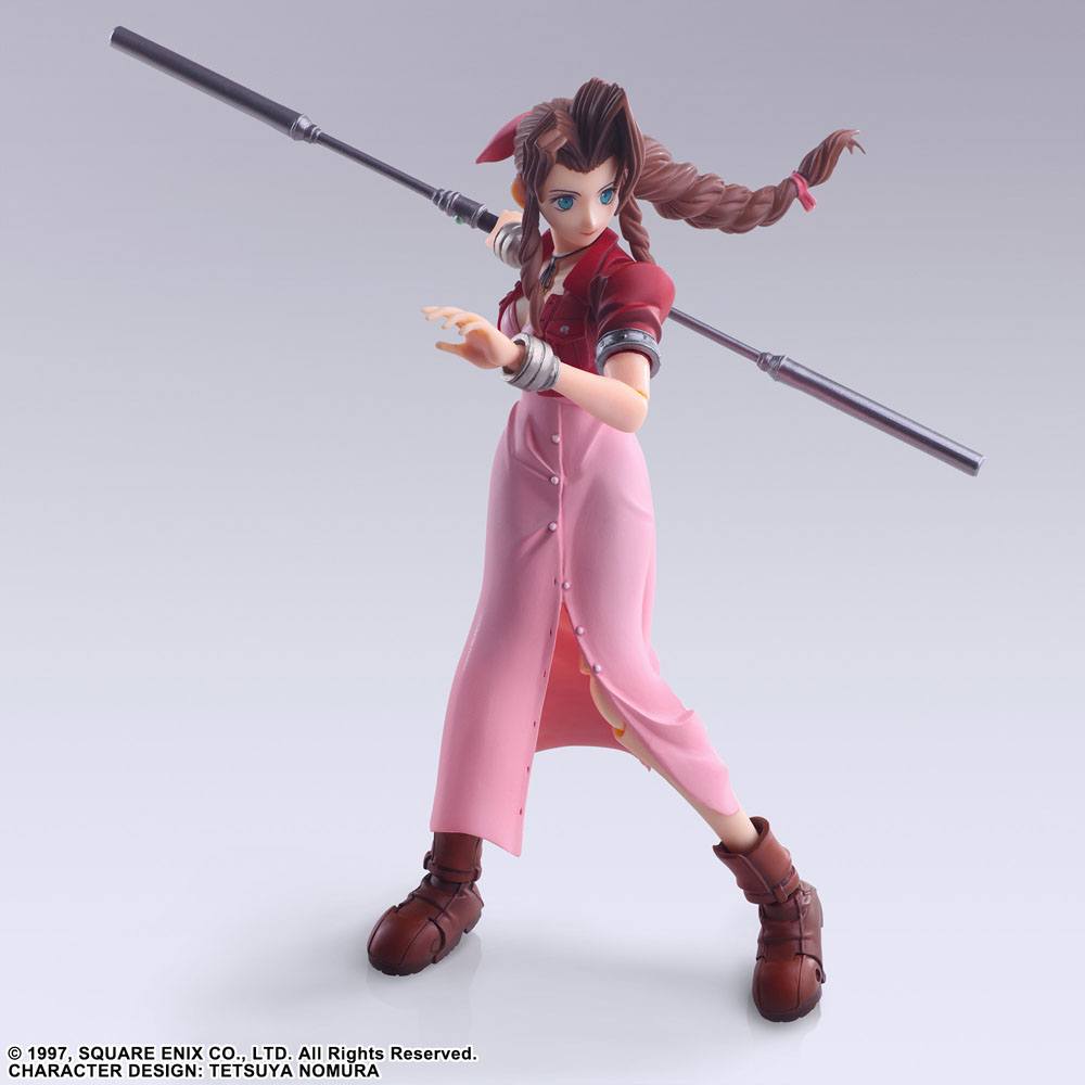 Final Fantasy VII Bring Arts Action Figure Aerith Gainsborough 14cm - Action Figures - Square Enix - Hobby Figures UK