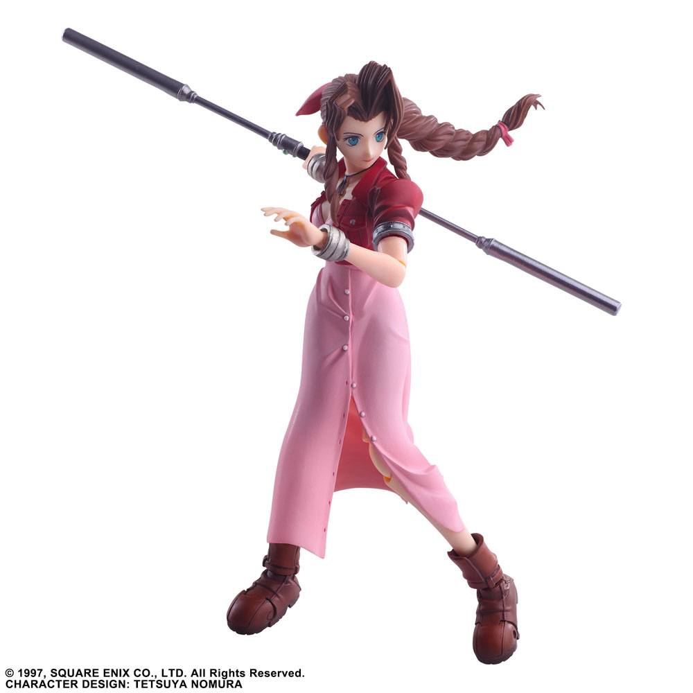 Final Fantasy VII Bring Arts Action Figure Aerith Gainsborough 14cm - Action Figures - Square Enix - Hobby Figures UK