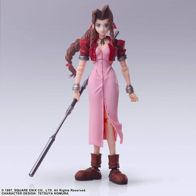 Final Fantasy VII Bring Arts Action Figure Aerith Gainsborough 14cm - Action Figures - Square Enix - Hobby Figures UK