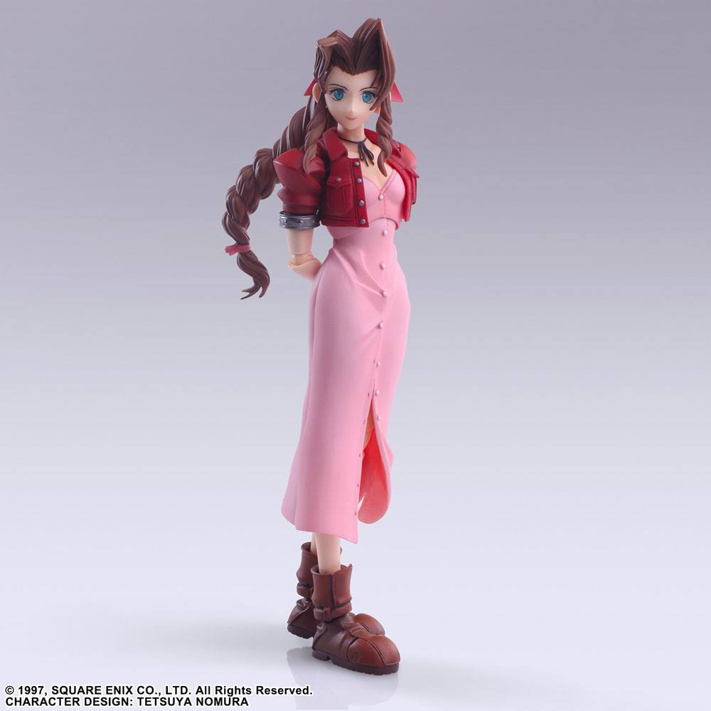 Final Fantasy VII Bring Arts Action Figure Aerith Gainsborough 14cm - Action Figures - Square Enix - Hobby Figures UK