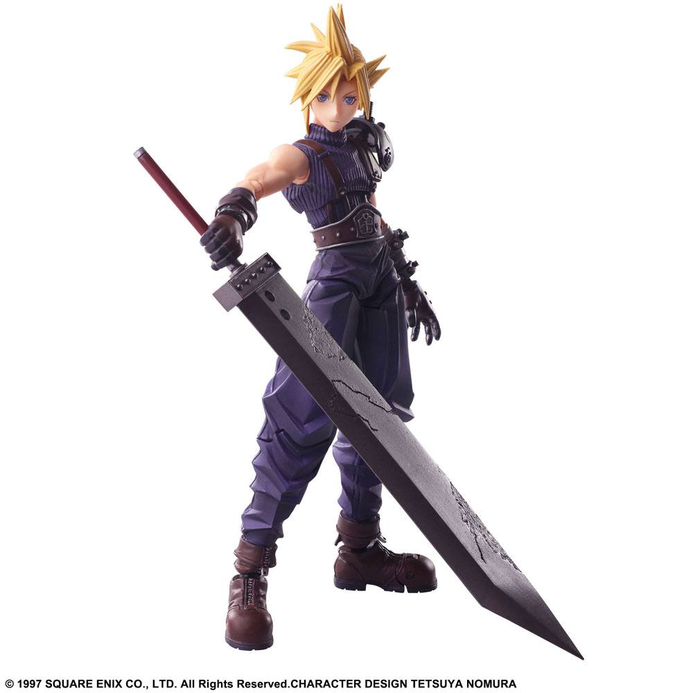 Final Fantasy VII Bring Arts Action Figure Cloud Strife 15cm Hobby Figures