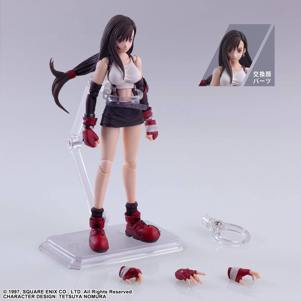 Final Fantasy VII Bring Arts Action Figure Tifa Lockhart 14cm - Action Figures - Square Enix - Hobby Figures UK