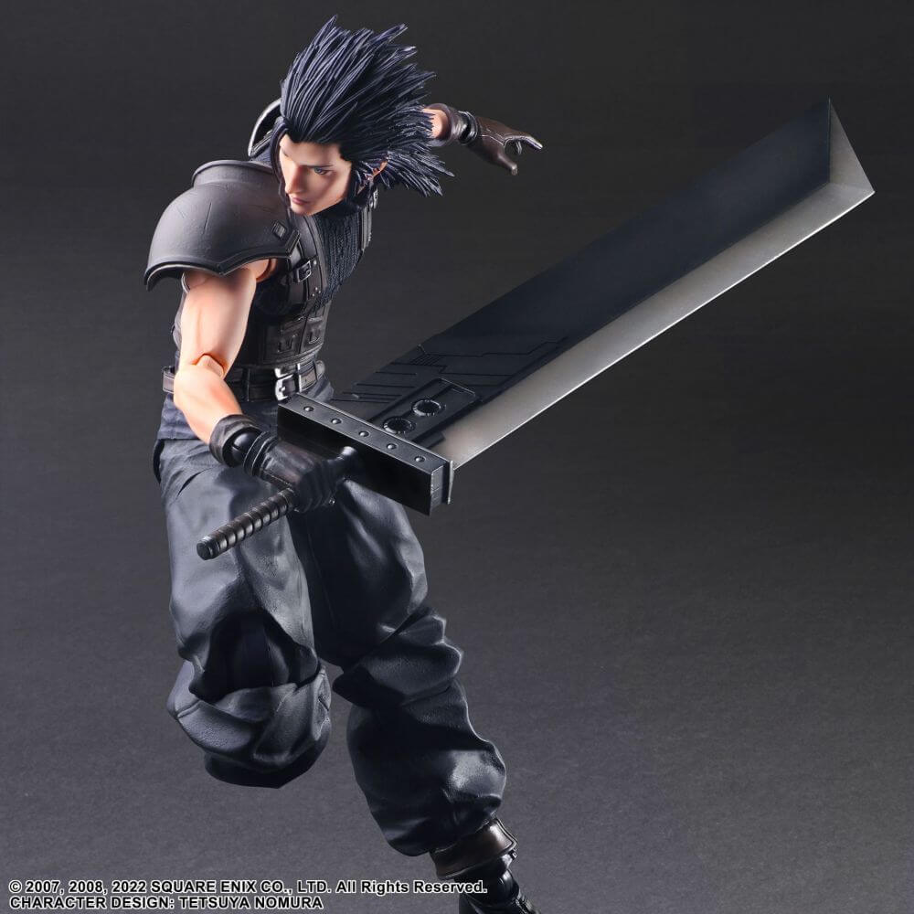 Final Fantasy VII Crisis Core Reunion Play Arts Kai Action Figure Zack Fair Soldier 1st Class 27cm - Action Figures - Square Enix - Hobby Figures UK