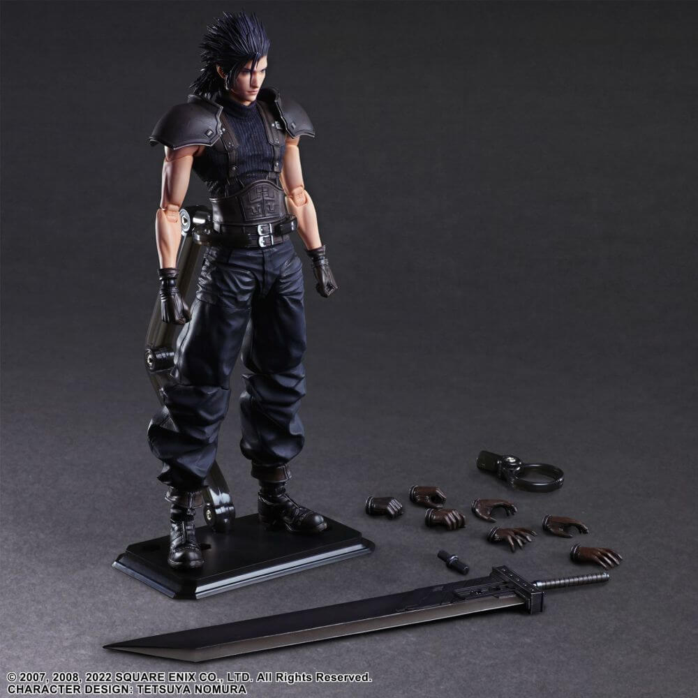 Final Fantasy VII Crisis Core Reunion Play Arts Kai Action Figure Zack Fair Soldier 1st Class 27cm - Action Figures - Square Enix - Hobby Figures UK