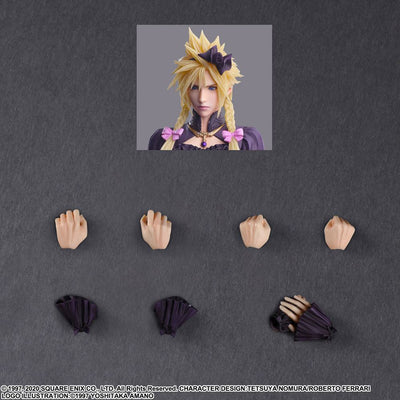 Final Fantasy VII Remake Play Arts Kai Action Figure Cloud Strife Dress Ver. 28cm - Action Figures - Square Enix - Hobby Figures UK
