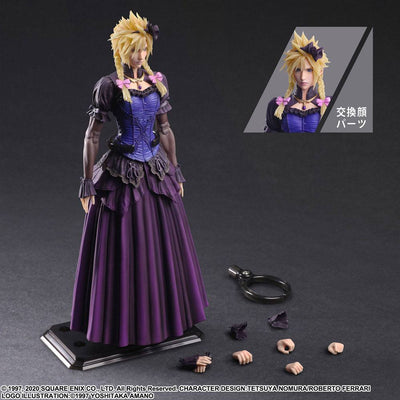 Final Fantasy VII Remake Play Arts Kai Action Figure Cloud Strife Dress Ver. 28cm - Action Figures - Square Enix - Hobby Figures UK