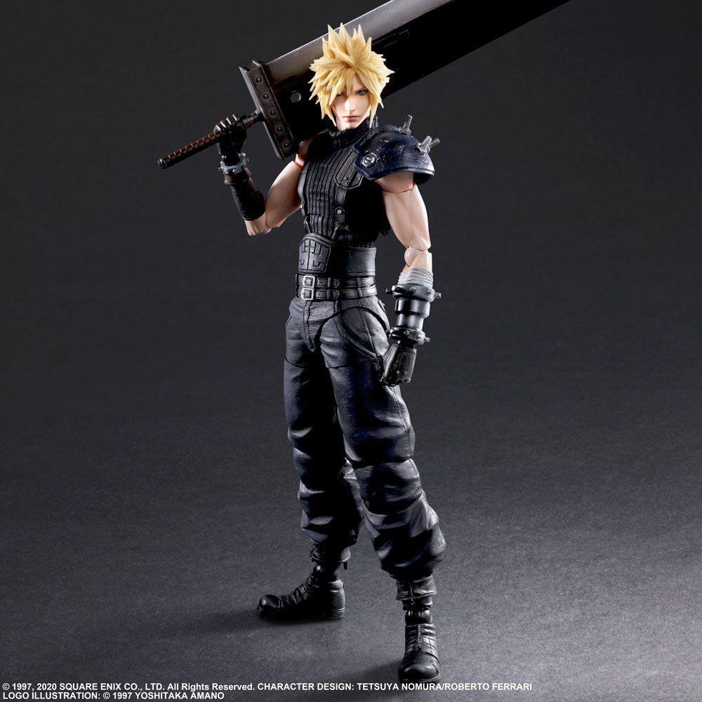 【限定販売】 Arts Play Remake VII Fantasy Final Kai 27cm  2 Ver. Strife Cloud Figure Action ゲームキャラクター