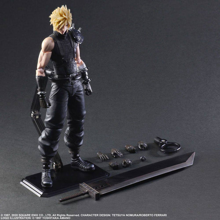 Final Fantasy VII Remake Play Arts Kai Action Figure Cloud Strife Ver. 2 27cm Hobby Figures