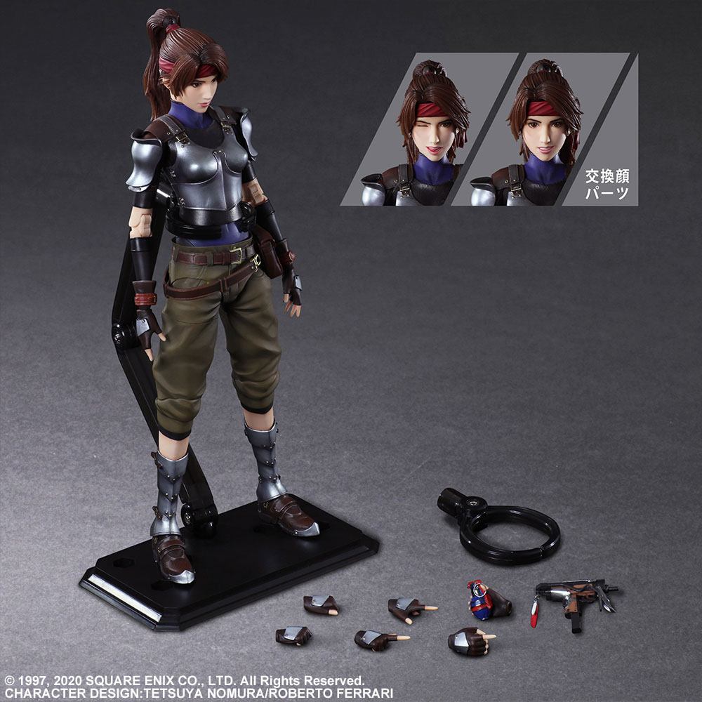 Final Fantasy VII Remake Play Arts Kai Action Figure Jessie 25cm - Action Figures - Square Enix - Hobby Figures UK